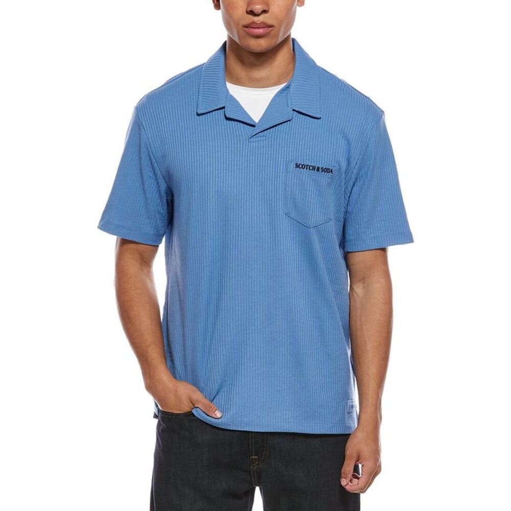 Scotch & Soda Mens  Pocket Polo Shirt